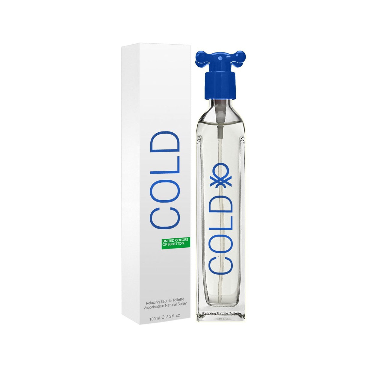 Benetton – Cold Eau de Toilette - Luxe Fragances Pair 