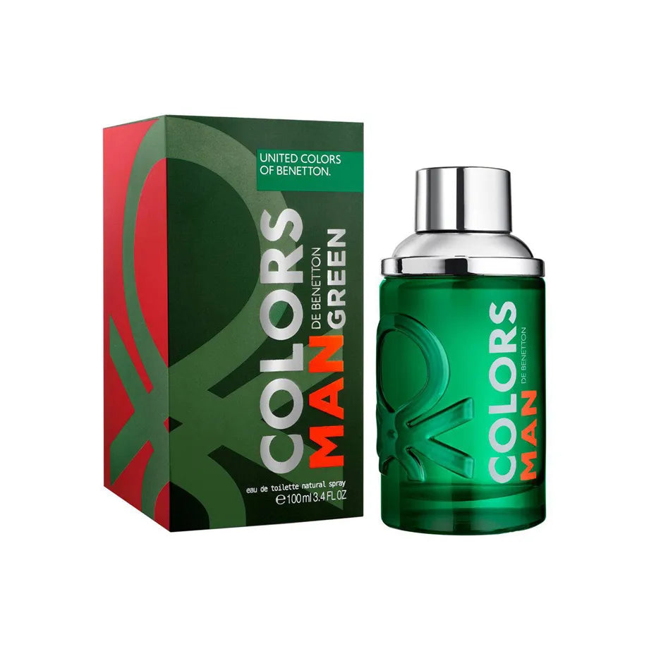 Benetton – Colors Man Green Eau de Toilette - Luxe Fragances Pair 
