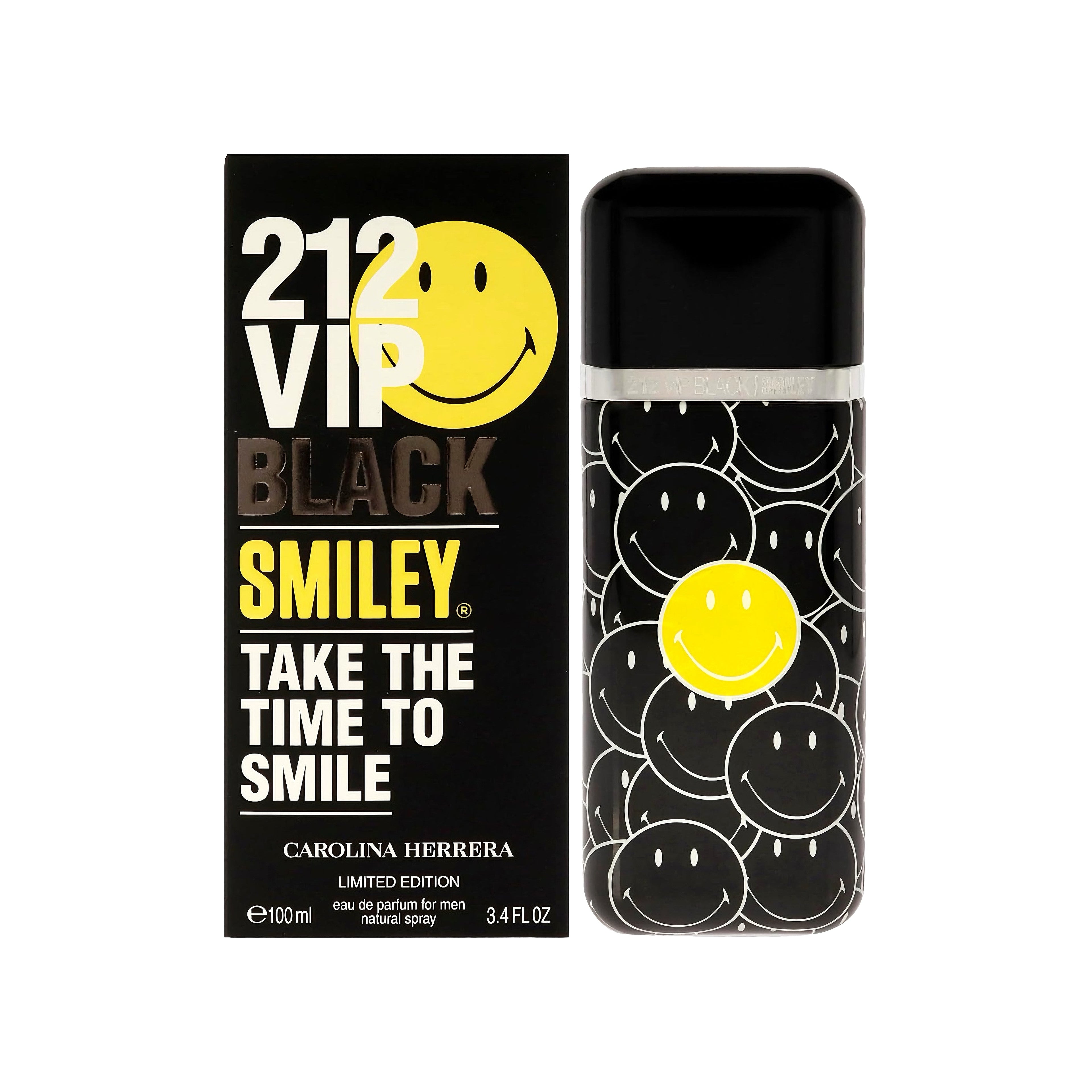 Carolina Herrera – 212 VIP Black Smiley - Luxe Fragances Pair 